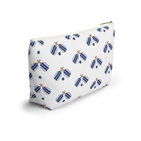 Pickleball Pattern  - Accessory Zip Pouch Available in Two Sizes