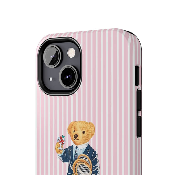 Preppy Teddy Bear Phone Case - Tough & Trendy Protection