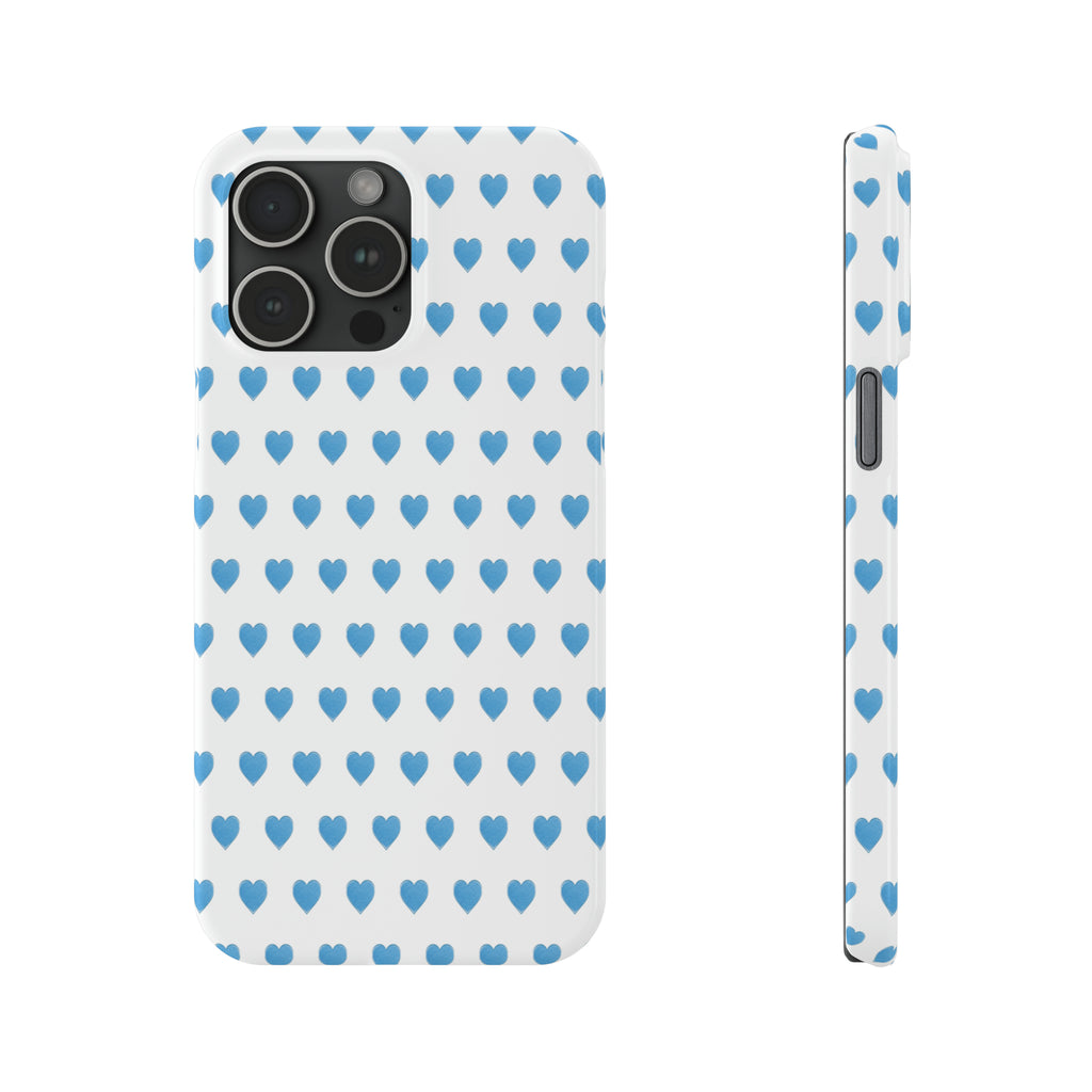 Preppy Hearts Phone Case, Blue and White, iPhone – prettyprinting.com Preppy Hearts Phone Case, Blue and White, iPhone – prettyprinting.com