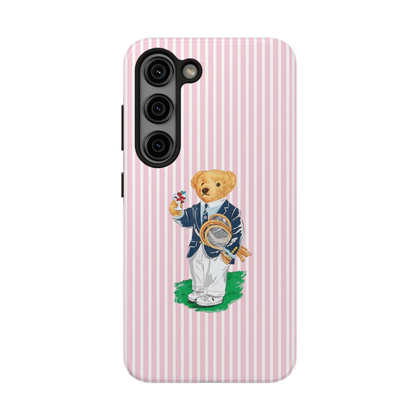 Preppy Teddy Bear Phone Case - Tough & Trendy Protection