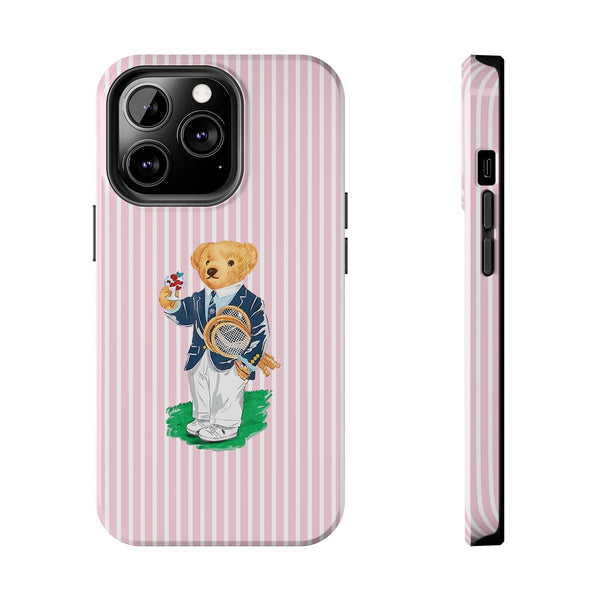 Preppy Teddy Bear Phone Case - Tough & Trendy Protection