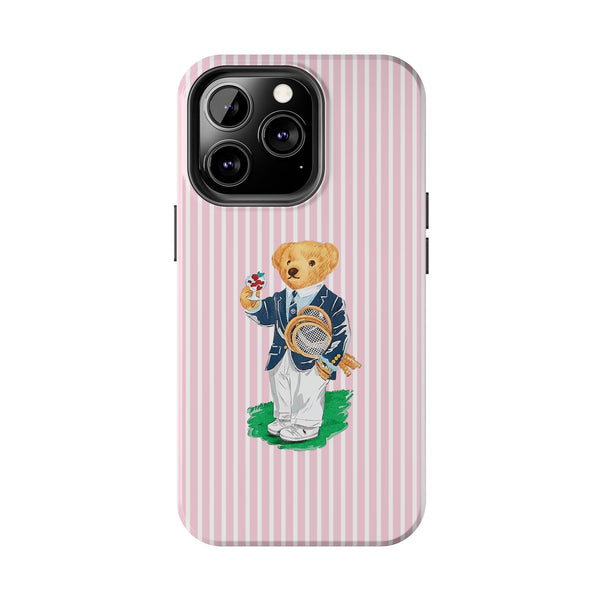 Preppy Teddy Bear Phone Case - Tough & Trendy Protection