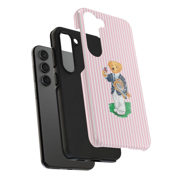 Preppy Teddy Bear Phone Case - Tough & Trendy Protection