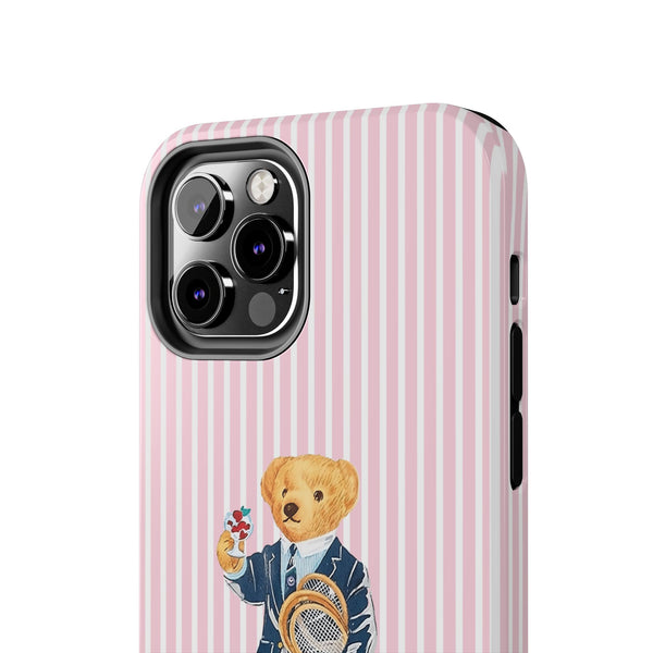 Preppy Teddy Bear Phone Case - Tough & Trendy Protection