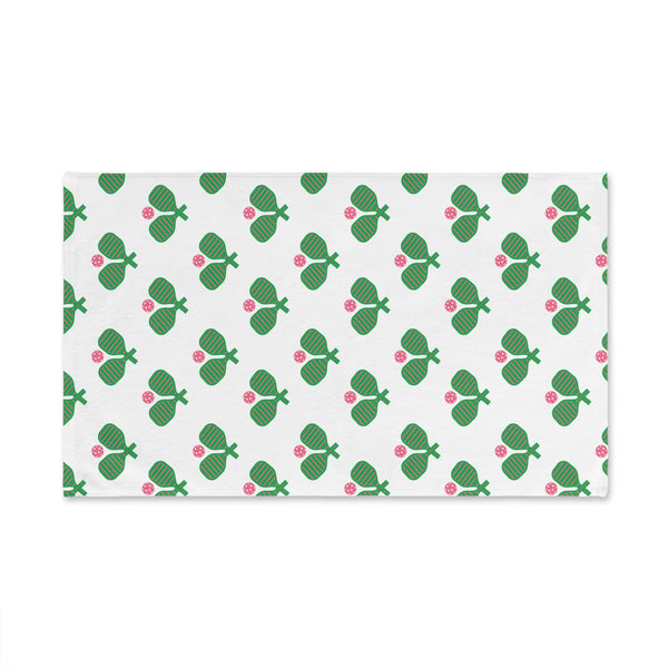 Pickleball Hand Towel in Pickle Ball Print