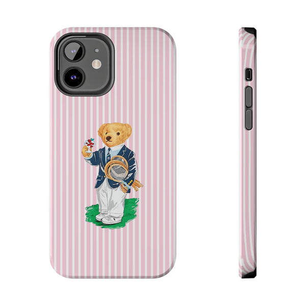 Preppy Teddy Bear Phone Case - Tough & Trendy Protection