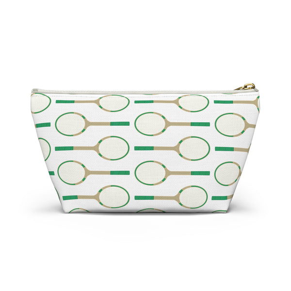 Tennis Racquet - Accessory Zip Pouch Available in Two Sizes