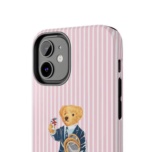 Preppy Teddy Bear Phone Case - Tough & Trendy Protection