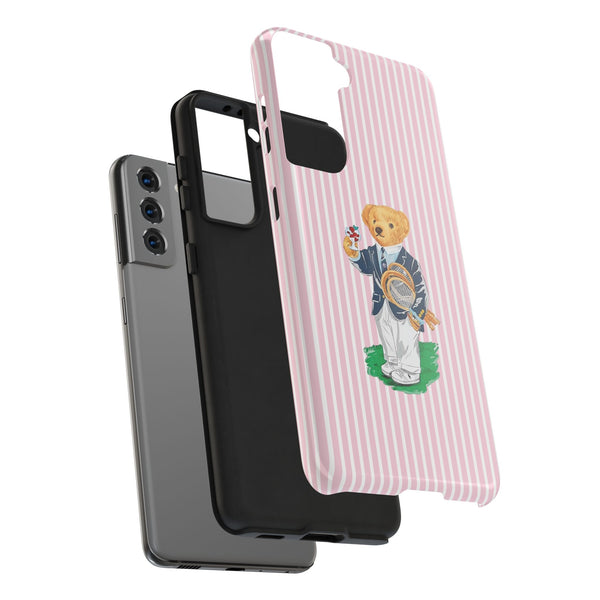 Preppy Teddy Bear Phone Case - Tough & Trendy Protection