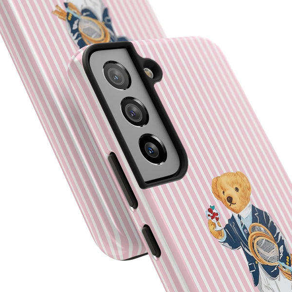 Preppy Teddy Bear Phone Case - Tough & Trendy Protection