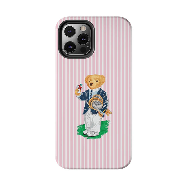 Preppy Teddy Bear Phone Case - Tough & Trendy Protection