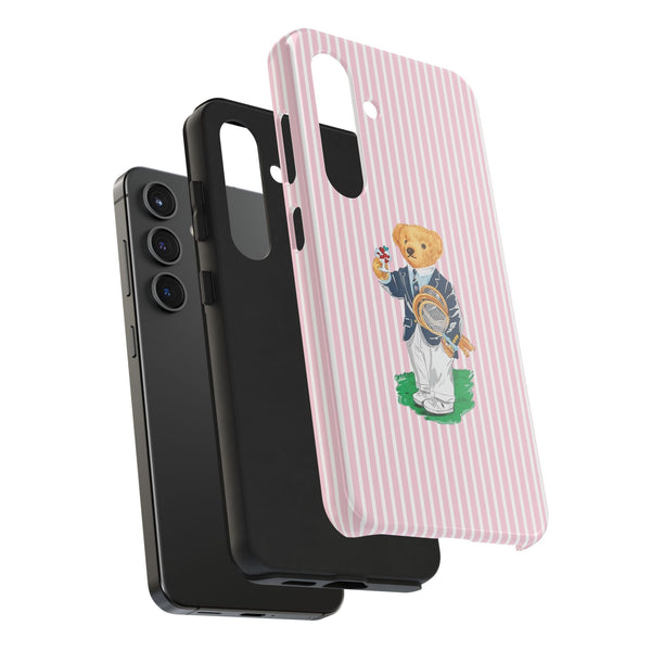 Preppy Teddy Bear Phone Case - Tough & Trendy Protection