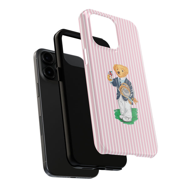Preppy Teddy Bear Phone Case - Tough & Trendy Protection