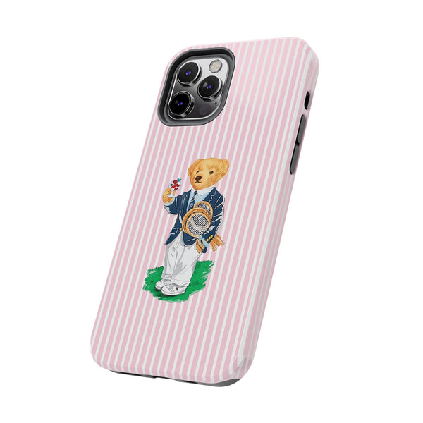 Preppy Teddy Bear Phone Case - Tough & Trendy Protection