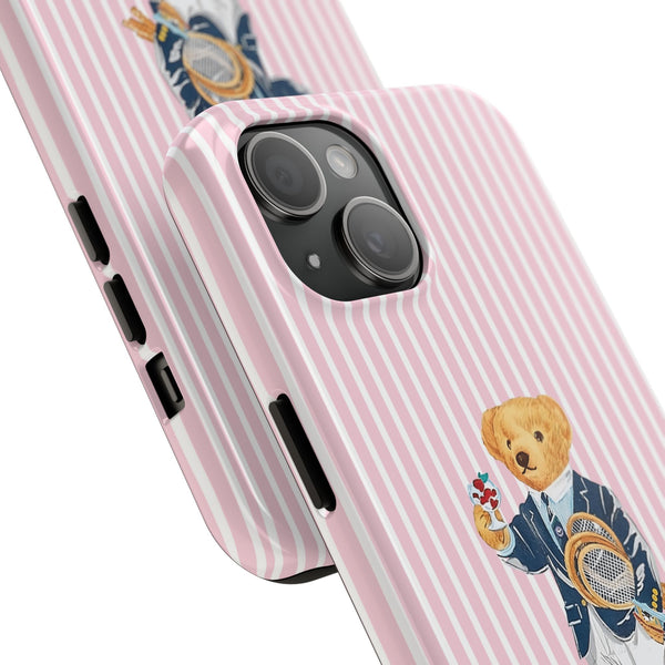 Preppy Teddy Bear Phone Case - Tough & Trendy Protection