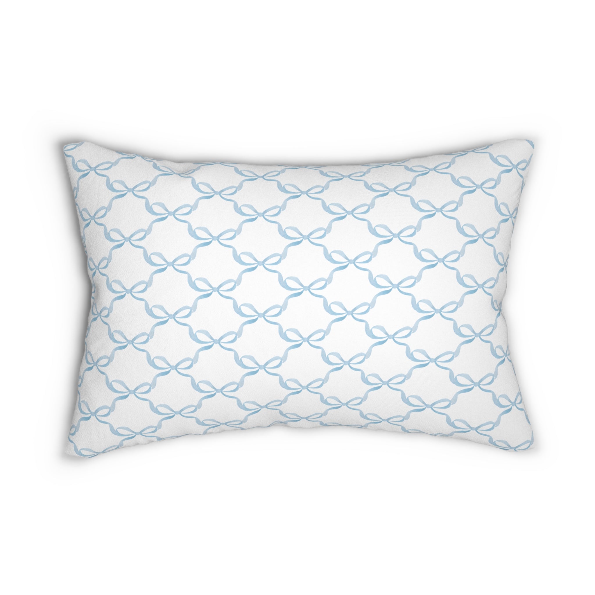 Preppy Bow Pillow with insert , 14" X 20"