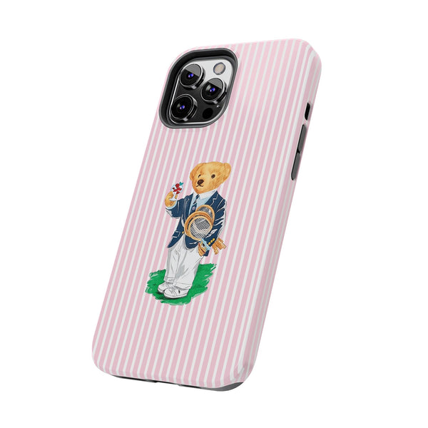 Preppy Teddy Bear Phone Case - Tough & Trendy Protection