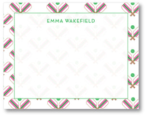 Notecard Vintage Pickleball Border
