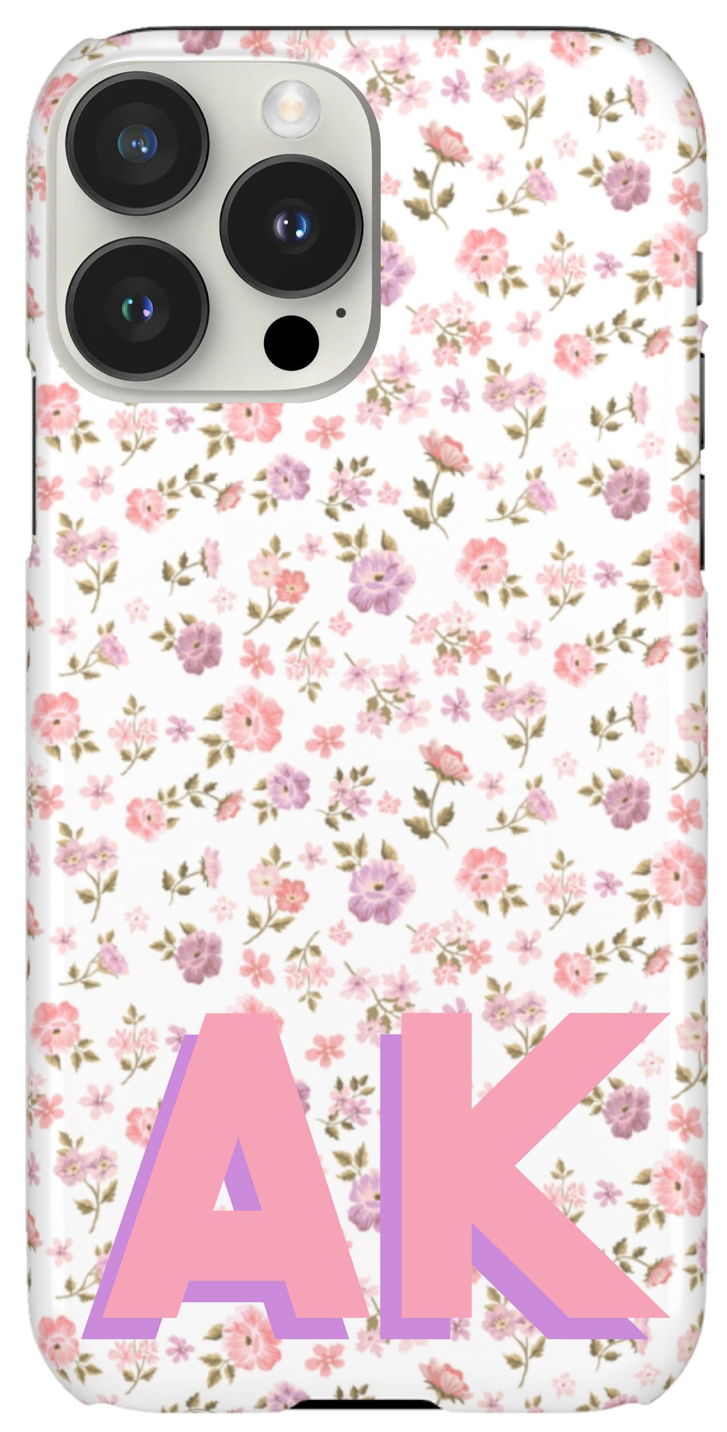 Phone Case - Preppy Floral White prettyprinting.com Phone Case - Preppy Floral White prettyprinting.com