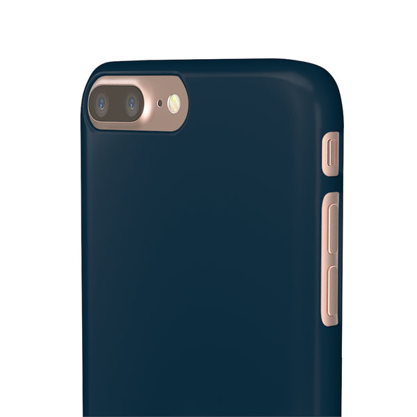SLEEK Version Pretty Printing X Beautycounter Phone Case Navy with White Logo