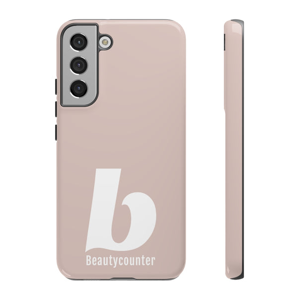 TOUGH Version Pretty Printing X Beautycounter Limited Edition Case Blush with White logo