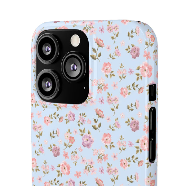 Loveshackfancy Shabby Chic Ditsy Floral Blue Phone Case