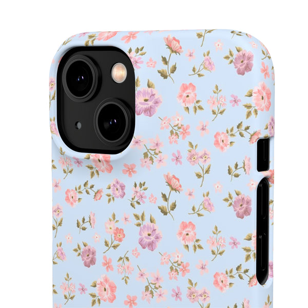 Loveshackfancy Shabby Chic Ditsy Floral Blue Phone Case