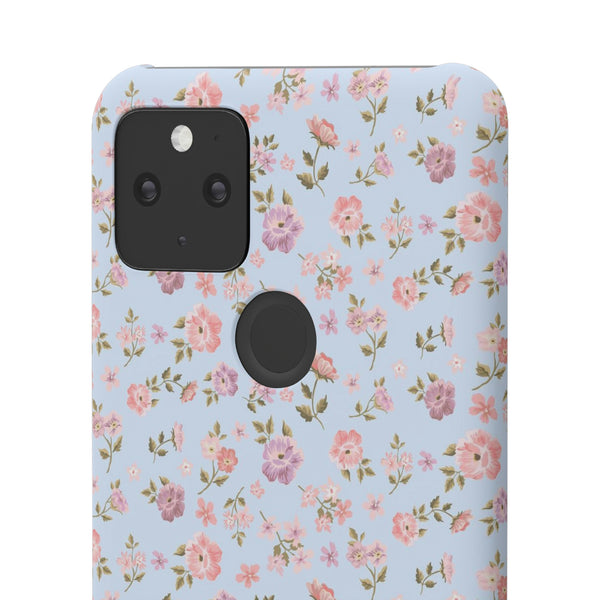 Loveshackfancy Shabby Chic Ditsy Floral Blue Phone Case