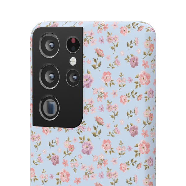 Loveshackfancy Shabby Chic Ditsy Floral Blue Phone Case