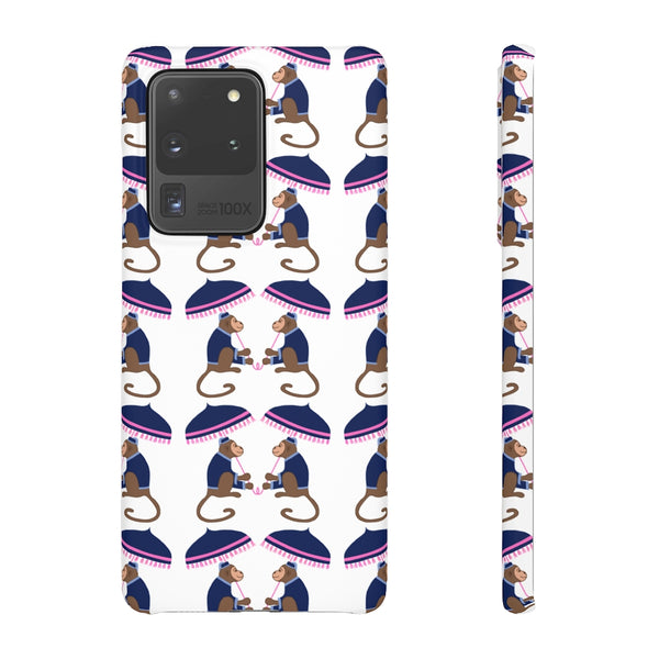 Monkey See Monkey Do Navy Phone Case