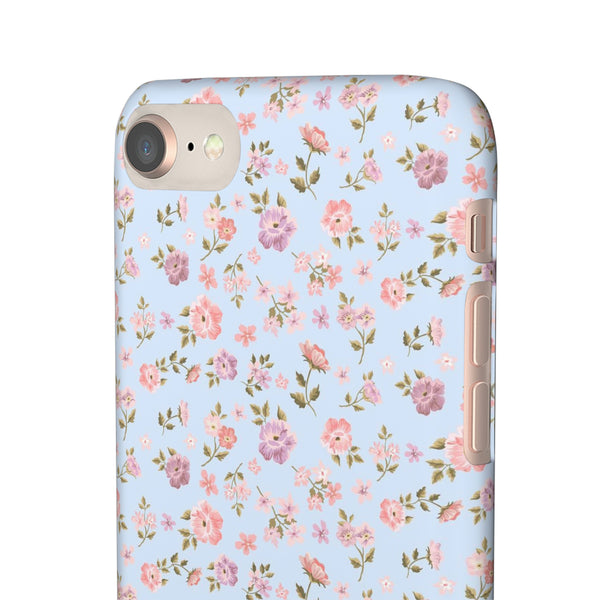 Loveshackfancy Shabby Chic Ditsy Floral Blue Phone Case