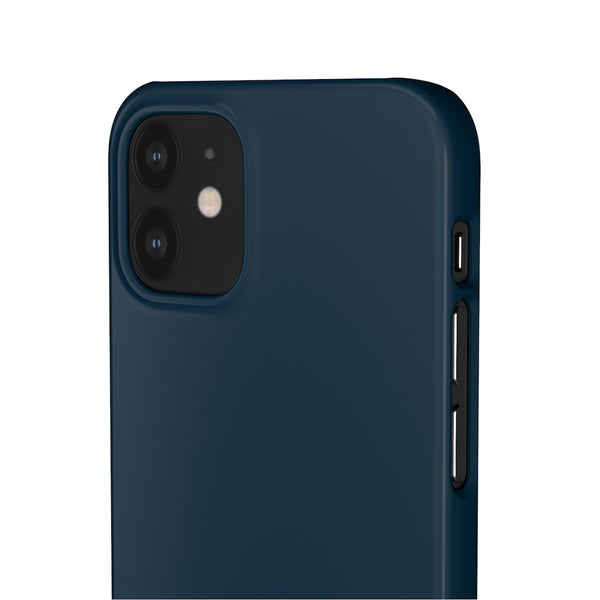 SLEEK Version Pretty Printing X Beautycounter Phone Case Navy with White Logo
