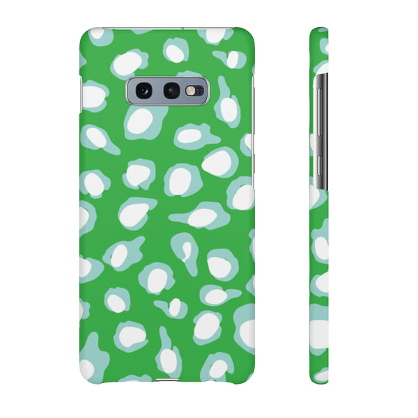 Chic Spots Green + Aqua Phone Case