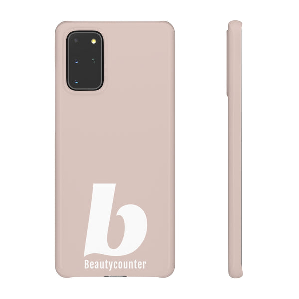 SLEEK Version Pretty Printing X Beautycounter Phone Case Blush`with White Logo