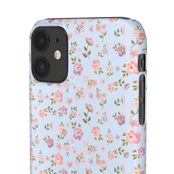 Loveshackfancy Shabby Chic Ditsy Floral Blue Phone Case