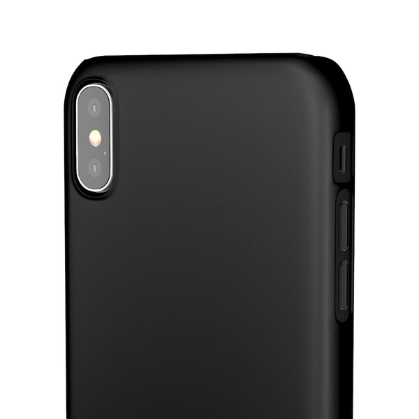 SLEEK Version Pretty Printing X Beautycounter Phone Case Black with White Logo