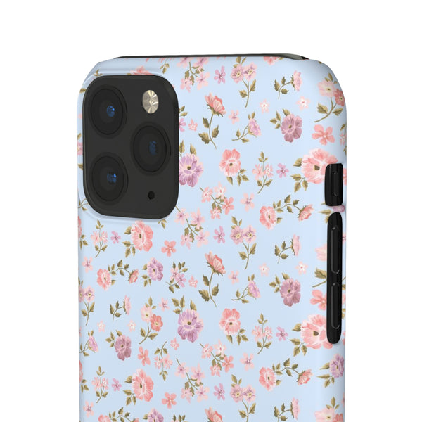 Loveshackfancy Shabby Chic Ditsy Floral Blue Phone Case