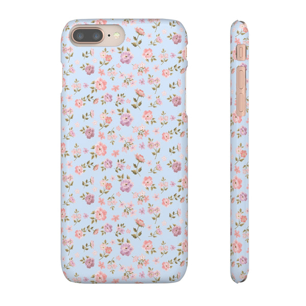 Loveshackfancy Shabby Chic Ditsy Floral Blue Phone Case