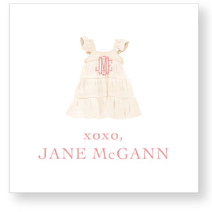 Gift Sticker Monogram Dress