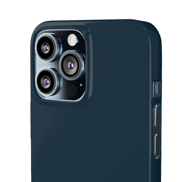 SLEEK Version Pretty Printing X Beautycounter Phone Case Navy with White Logo