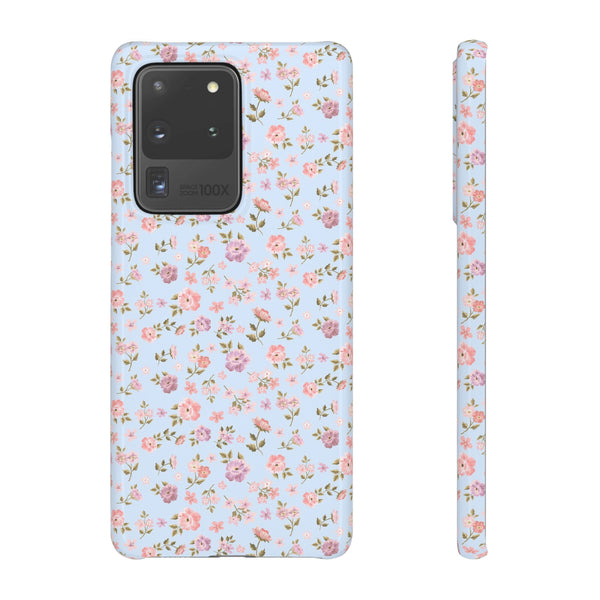 Loveshackfancy Shabby Chic Ditsy Floral Blue Phone Case