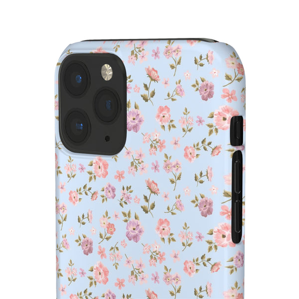 Loveshackfancy Shabby Chic Ditsy Floral Blue Phone Case