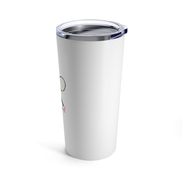 Over served classic vintage racquet tennis Tumbler Tumbler Drink stays cool 20oz Overserved Tennis
