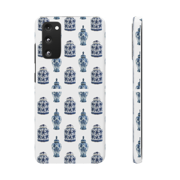 Chinoiserie Chic Blue and White Vase Preppy Phone Case