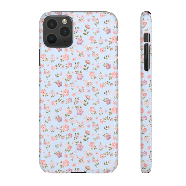 Loveshackfancy Shabby Chic Ditsy Floral Blue Phone Case