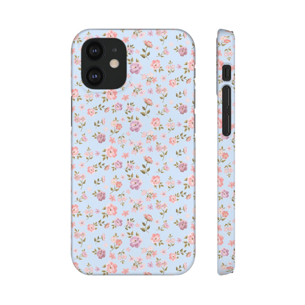 Loveshackfancy Shabby Chic Ditsy Floral Blue Phone Case
