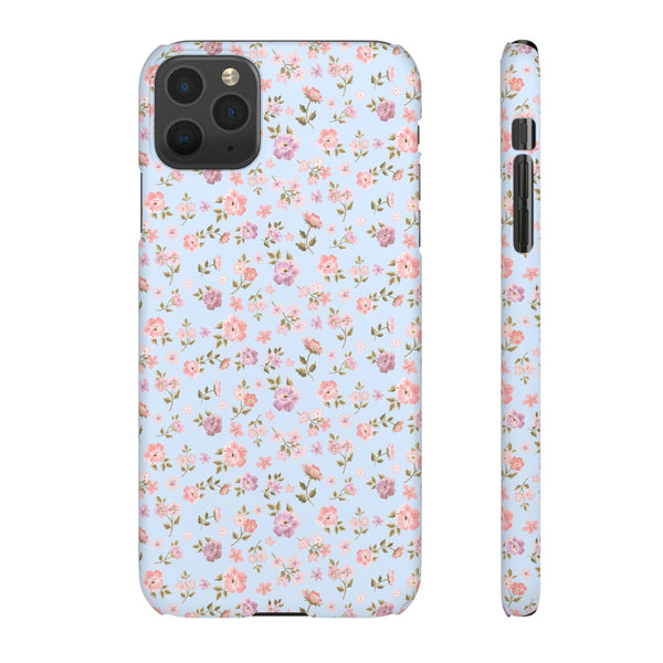 Loveshackfancy Shabby Chic Ditsy Floral Blue Phone Case