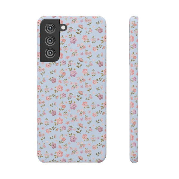 Loveshackfancy Shabby Chic Ditsy Floral Blue Phone Case