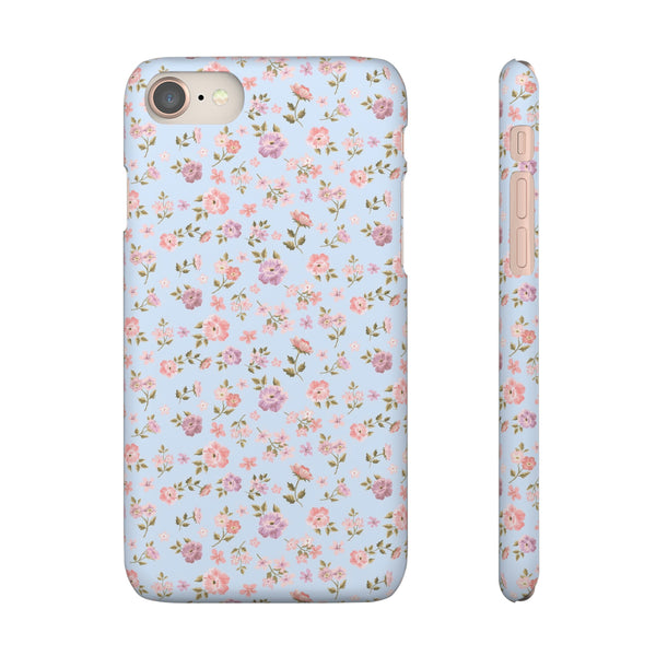 Loveshackfancy Shabby Chic Ditsy Floral Blue Phone Case