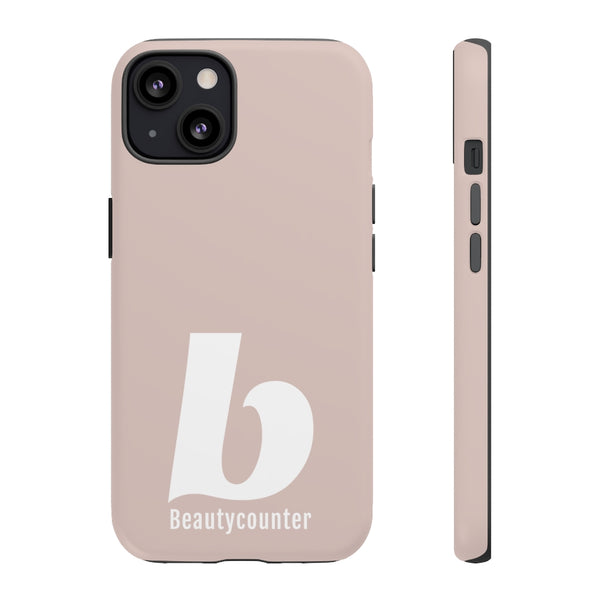 TOUGH Version Pretty Printing X Beautycounter Limited Edition Case Blush with White logo